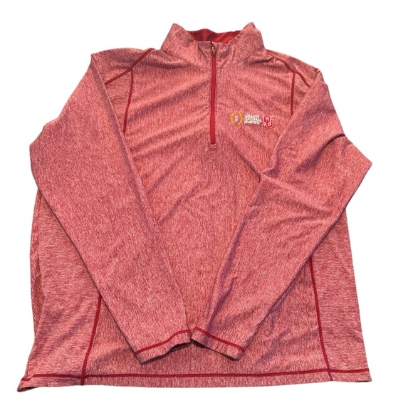 Antigua Other - The University of Oklahoma OU College Playoff Quarter Zip Pullover Athletic